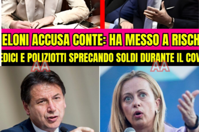 DUE NOMI, UNA CIFRA CHE BRUCIA E UNA VERITÀ TENUTA NELL’OMBRA TROPPO A LUNGO: QUANDO GIORGIA MELONI ROMPE IL SILENZIO E GIUSEPPE CONTE FINISCE AL CENTRO DI UNA STORIA DA 200 MILIONI, IL CLIMA POLITICO CAMBIA ALL’ISTANTE.  Succede davanti alle telecamere, ma sembra una scena tagliata da un thriller politico. Giorgia Meloni prende la parola con calma chirurgica, mentre nell’aria aleggia una cifra che pesa come un macigno: 200 milioni. Non è un’accusa urlata, è qualcosa di più inquietante. Un elenco di fatti, passaggi, omissioni che inchiodano Giuseppe Conte a uno sguardo improvvisamente rigido.  Il confronto non esplode, ma scava. Ogni frase apre una crepa, ogni pausa aumenta la tensione. C’è chi parla di operazione verità, chi di regolamento di conti tardivo. In mezzo, un pubblico che intuisce che non si tratta solo di soldi, ma di responsabilità politiche mai chiarite fino in fondo.  Il silenzio di Conte diventa parte della narrazione, quasi più rumoroso di una replica. Le immagini corrono sui social, i commenti si dividono, la parola “truffa” rimbalza senza bisogno di essere pronunciata fino in fondo. E resta il dubbio più scomodo: se tutto questo emerge ora, cosa è stato nascosto prima?