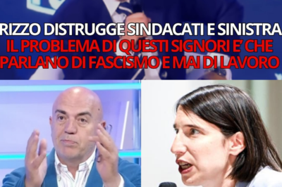 “AVETE RESO RIDICOLI I LAVORATORI!” RIZZO ACCUSA DURAMENTE SINDACATI E SINISTRA, I LAVORATORI TRADITI, I PRIVILEGI SMASCHERATI, L’IPOCRISIA ESPLODE IN DIRETTA. DAVANTI ALLA VERITÀ CHE FA MALE, LA SINISTRA CROLLA COMPLETAMENTE.  Marco Rizzo non trattiene nulla: in un attacco senza precedenti, smaschera i sindacati e la sinistra, accusandoli di aver tradito i lavoratori. Privilegi nascosti, promesse vuote e ipocrisia esplodono davanti agli occhi del pubblico. La verità, cruda e incontestabile, lascia la sinistra impotente e confusa, mostrando un volto di arroganza e menzogna che fino ad oggi era rimasto celato. Un momento di shock politico che scuote la scena nazionale e mette in luce quanto la distanza tra la retorica e la realtà possa essere devastante. La caduta di facciata è totale, senza appello|KF