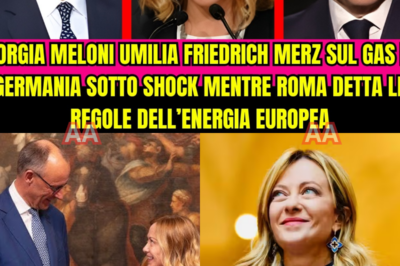 GIORGIA MELONI SFIDA FRIEDRICH MERZ SUL GAS, PRONUNCIA UNA FRASE IN EUROPA E A BERLINO SCATTA IL PANICO: QUALCOSA SI È ROTTO PER SEMPRE. Non è solo una discussione energetica. È uno scontro di visioni, di nervi, di leadership. Giorgia Meloni entra nel dossier gas con passo deciso e mette Friedrich Merz davanti a una scelta che nessuno a Berlino voleva affrontare così presto. Le parole volano basse, ma pesano come macigni. Il nome della Germania torna al centro del dibattito, mentre l’Italia cambia posizione e riscrive gli equilibri. Merz reagisce, poi si ferma. I silenzi diventano più rumorosi delle dichiarazioni ufficiali. C’è chi parla di pressione politica, chi di una mossa studiata per isolare l’avversario, chi di una crepa irreversibile tra Roma e Berlino. Intanto l’Europa osserva, divisa, nervosa, consapevole che il gas non è solo energia ma potere puro. In questo gioco ad alta tensione, nessuno appare davvero innocente. Qualcuno guida, qualcuno subisce, qualcuno paga il prezzo. E mentre le capitali si interrogano, una cosa emerge con chiarezza: lo scontro Meloni–Merz non riguarda più il gas. Riguarda chi comanda davvero il futuro dell’Europa.