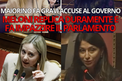 MELONI ESPLODE IN AULA, TRASCINA MAIORINO NEL CAOS: LE ACCUSE DEI 5 STELLE VENGONO SMONTATE PEZZO PER PEZZO, SILENZI INQUIETANTI E UNA FIGURACCIA POLITICA DAVANTI A TUTTO IL PAESE. (KF) Meloni prende il controllo totale dell’aula: ogni accusa di Maiorino e dei 5 Stelle viene smontata pezzo per pezzo con una precisione chirurgica. Tra sguardi persi, silenzi imbarazzanti e applausi gelati, l’intera scena si trasforma in uno spettacolo politico nazionale senza precedenti. Nessuno osa intervenire, la sinistra è in totale confusione e i social esplodono, mentre l’Italia assiste a una lezione di fermezza e strategia politica che rimarrà nella memoria collettiva