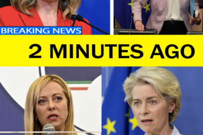 SCENA SHOCK A BRUXELLES: MELONI PRENDE LA PAROLA, L’AULA TRATTIENE IL FIATO E VON DER LEYEN SE NE VA. UN GESTO PIÙ ASSORDANTE DI MILLE ATTACCHI, CHE LASCIA DIETRO DI SÉ DOMANDE CAPACI DI FAR TREMARE L’INTERA EUROPA (KF)  Non è stato un applauso, non è stata una protesta. È stato un gesto. Meloni prende la parola a Bruxelles, l’aula si immobilizza e, pochi istanti dopo, Von der Leyen si alza e se ne va. Nessuna spiegazione ufficiale, solo sguardi tesi e un silenzio che pesa come un verdetto. Cosa è stato detto davvero in quei secondi? Era previsto, o qualcuno ha perso il controllo dietro le quinte? Quando il potere smette di rispondere con le parole, significa che la frattura è più profonda di quanto vogliano ammettere
